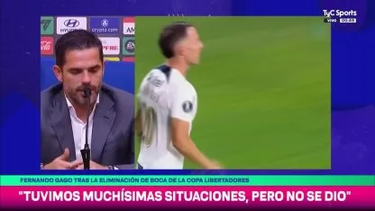 Gago, con "fuerzas" para seguir después de la eliminación de Boca en la Copa Libertadores
