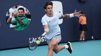 Carabelli avanzó de ronda y enfrentará a Djokovic en Miami: "Voy a salir a ganar"
