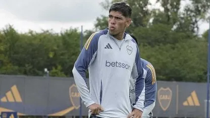 El motivo por el que Palacios se quedó en Chile y faltó al entrenamiento de Boca