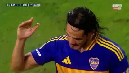 Cavani se perdió el segundo de Boca ante Rosario Central