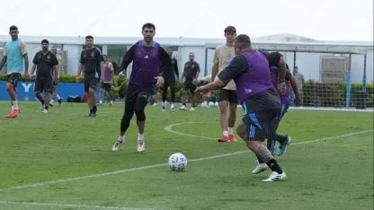"Picón en casa con los muchachos": fútbol y diversión antes del clásico