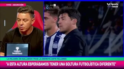 Gallardo explicó por qué no fue a buscar la medalla tras la derrota de River