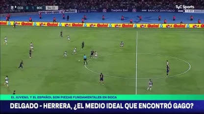 La mirada de Traverso sobre el mediocampo de Boca