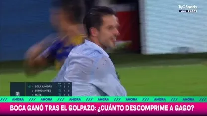 La sonrisa de Gago después del triunfo de Boca ante Rosario Central