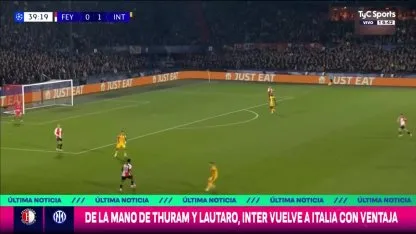 Lo mejor del triunfo de Inter sobre Feyenoord