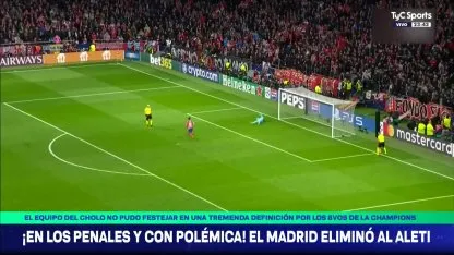 Los penales de Atlético Madrid vs. Real Madrid