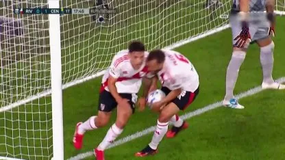Martínez Quarta puso el 1-1 para River ante Rosario Central