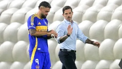 Milton Giménez y Fernando Gago