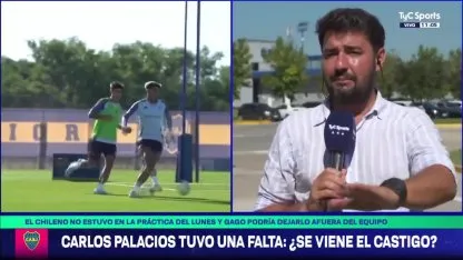 Multa económica, la primera sanción de Boca para Palacios