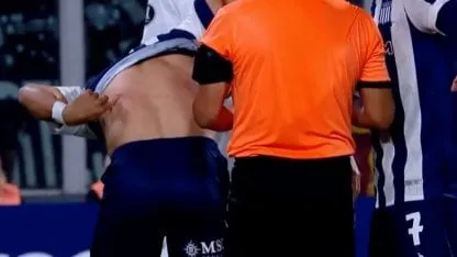 Arañazo y amarilla con segundos en cancha: el insólito momento que vivió Depietri