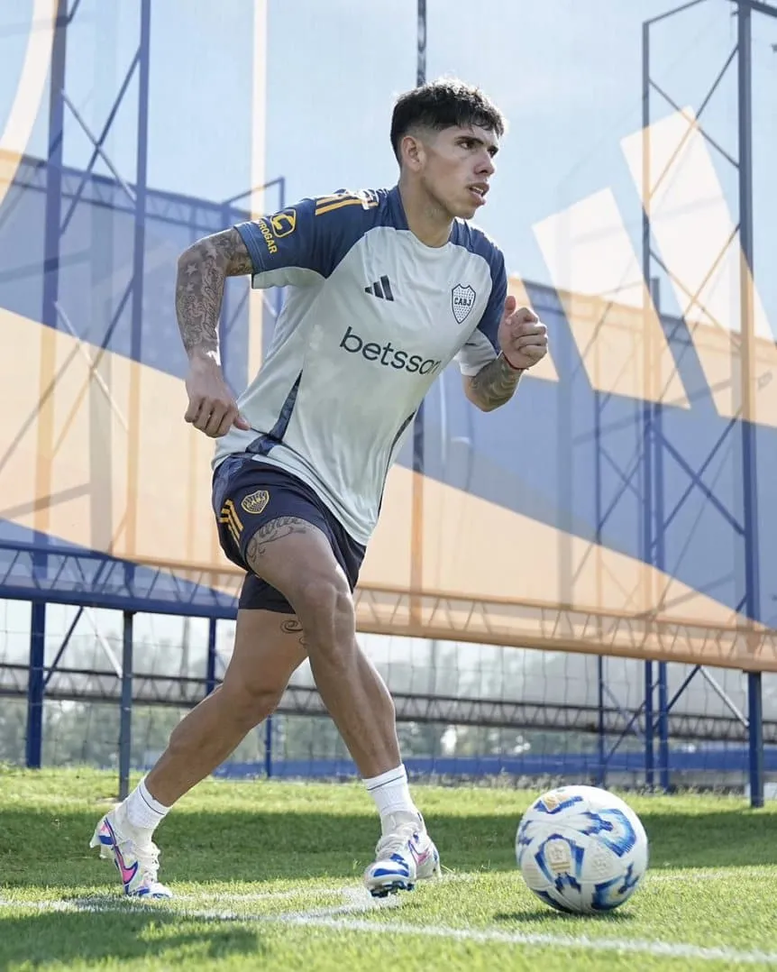 Carlos Palacios Boca entrenamiento