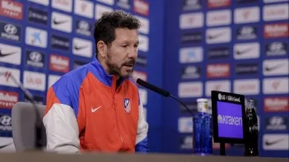 "Fracaso es no intentarlo": la reflexión de Simeone antes de enfrentar al Barcelona