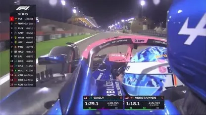 Doohan y Gasly, en la clasificación del Gran Premio de Bahrein