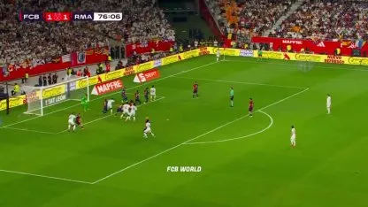 El gol de Tchouamení que puso el 2 a 1 en el marcador para el Madrid