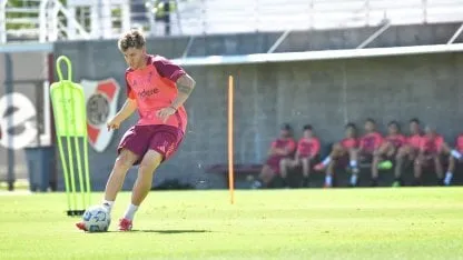 Facundo Colidio River entrenamiento
