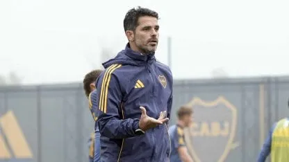 Fernando Gago - entrenamiento de Boca