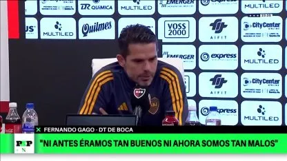 Gago aseguró que Boca jugó "muy mal", pero no se iba preocupado