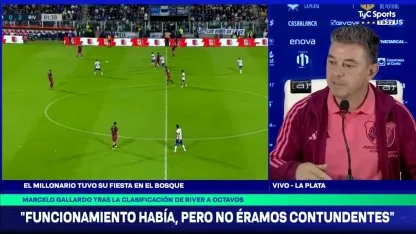 Gallardo estalló en conferencia de prensa: "La crítica dañina me chupa un huevo"