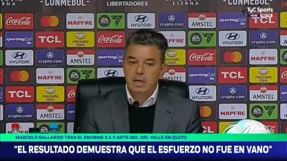Gallardo palpitó el Superclásico después del empate de River ante Independiente del Valle