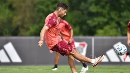 En River apuntan a que Montiel pueda volver ante Barcelona