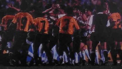 Imágenes de la escandalosa eliminación de River ante Barcelona, por las semifinales de la Copa Libertadores 1990