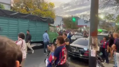 La marcha de los hinchas de San Lorenzo tras el escándalo de Moretti