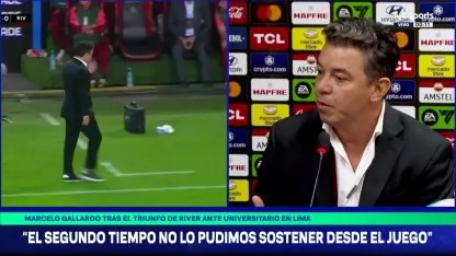 La palabra de Marcelo Gallardo tras el triunfo de River ante Universitario en Perú