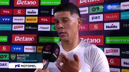 La palabra de Marcos Rojo después del triunfo de Boca ante Belgrano