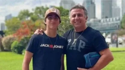 Leo Coira y su padre