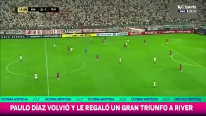 Lo mejor del triunfo de River ante Universitario de Perú