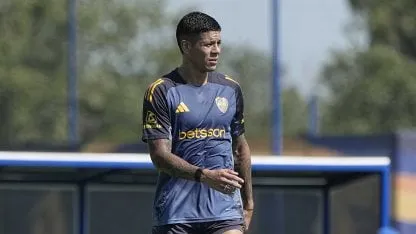 Rojo no se entrenó en Boca por un cuadro febril