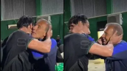 La emoción del Pulpo González al cruzarse con Russo: "Lo admiro mucho"