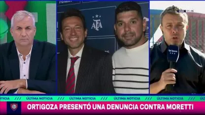 Ortigoza presentó una denuncia contra Moretti