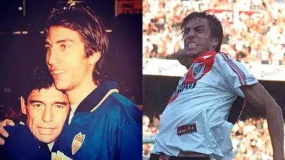 El último pase directo entre Boca y River: "Me puteaban las dos hinchadas"
