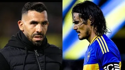 Tevez ve a Cavani con "presión" y le dio un consejo para superar la mala racha