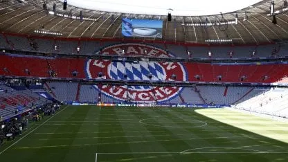 El Allianz Arena listo para la final de la Champions