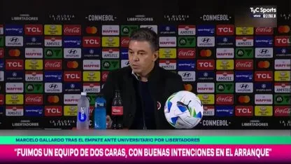 El análisis de Marcelo Gallardo del empate de River con Universitario