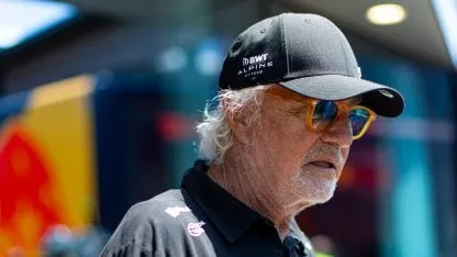 La fuerte banca de Briatore a Colapinto tras el accidente en la qualy de Imola