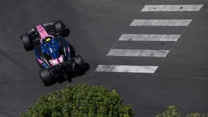 Franco Colapinto durante el GP de Mónaco