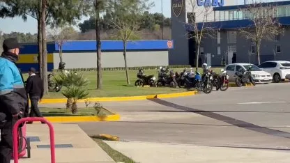La llegada de Russo al predio de Boca