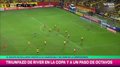 Lo mejor del triunfo de River ante Barcelona en Ecuador