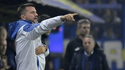 Herrón, sobre su futuro en Boca tras la derrota: "Vamos a ver qué piensan"