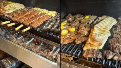 El asado de bienvenida de la Selección Argentina: "Todo light para hoy, ¿no?"