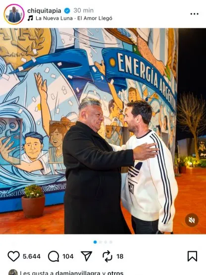 Chiqui Tapia bienvenida Messi