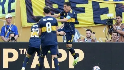 "Túnel": la reacción del árbitro al gol de Merentiel en Boca ante Benfica