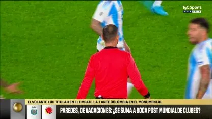 Paredes y un partido de los que le gustan a él: su gran rendimiento ante Colombia