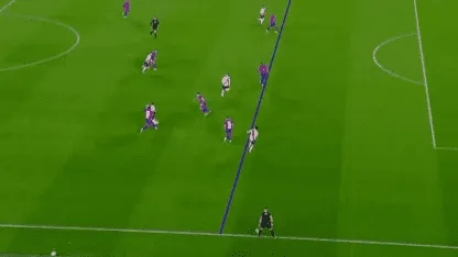 El offside de Montiel por el cual se anuló el golazo de Enzo Pérez