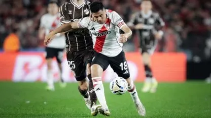 Cómo está Pity Martínez: el dato de su último partido completo que preocupa en River