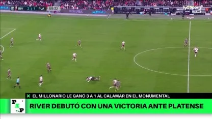 Lo mejor del triunfo de River ante Platense en el estadio Monumental