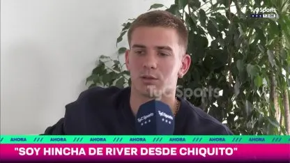 Mastantuono, sobre su salida de River, su amor por los colores y sus cuentas pendientes